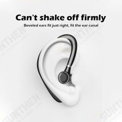 Q11 Single Earhook bluetooth 5.0 Wireless Earphone Stereo Business IPX5 Waterproof DSP Intelligent Noise Reduction HD Call Headset