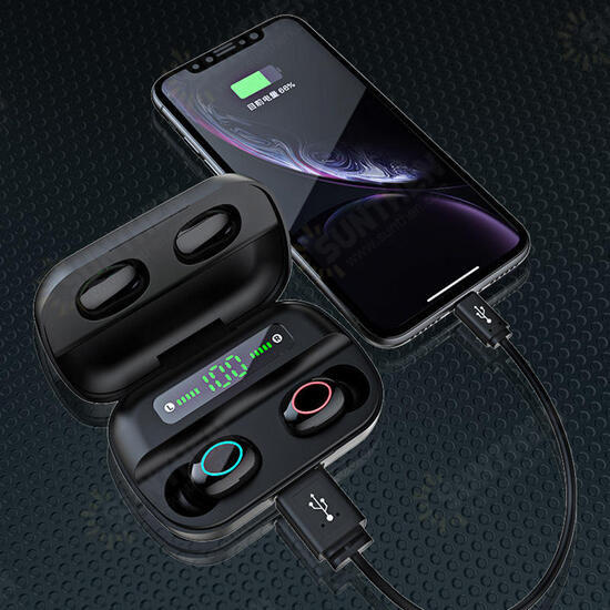 Q32 TWS Earphone Wireless bluetooth Headphone LED Display Power Bank HD Call Portable Headset Q32 TWS Earphone Wireless bluetooth Headphone LED Display Power Bank HD Call Portable Headset