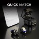 Q7 TWS bluetooth 5.2 Headphones LED Power Display Waterproof Sport HiFi Headsets Noise Reduction 9D Stereo Earbuds with Mic