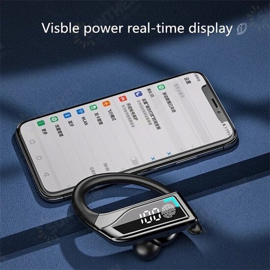 Q8 TWS bluetooth V5.2 Earphones LED Power Display HiFI Stereo Touch Sport Headphone Waterproof Ear Hook Headset With Microphone Q8 TWS bluetooth V5.2 Earphones LED Power Display HiFI Stereo Touch Sport Headphone Waterproof Ear Hook Headset With Microphone