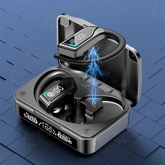 Q8 TWS bluetooth V5.2 Earphones LED Power Display HiFI Stereo Touch Sport Headphone Waterproof Ear Hook Headset With Microphone Q8 TWS bluetooth V5.2 Earphones LED Power Display HiFI Stereo Touch Sport Headphone Waterproof Ear Hook Headset With Microphone