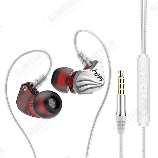 S2000 6D Surround Bass Wire Headphones IPX5 Waterproof Sweatproof Sport Headset Comfort Beat Drums In Ear Earphones