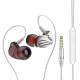 S2000 6D Surround Bass Wire Headphones IPX5 Waterproof Sweatproof Sport Headset Comfort Beat Drums In Ear Earphones