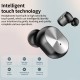 T16 TWS bluetooth 5.2 Headset LED Mirror Digital Display Earphones Noise Reduction Headphone with Flashlight