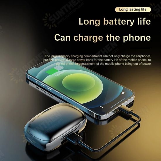 TG03 TWS bluetooth 5.2 Headphones LED Digital Display In-ear Earbud IPX7 Waterproof Sports Earphones with Mic TG03 TWS bluetooth 5.2 Headphones LED Digital Display In-ear Earbud IPX7 Waterproof Sports Earphones with Mic