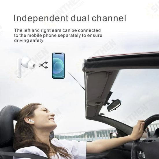 TWS bluetooth V5.1 Headphones HIFI Stereo Low Latency CVC Noise Reduction Wireless Earphones Touch Control In-Ear Earbuds with Mic