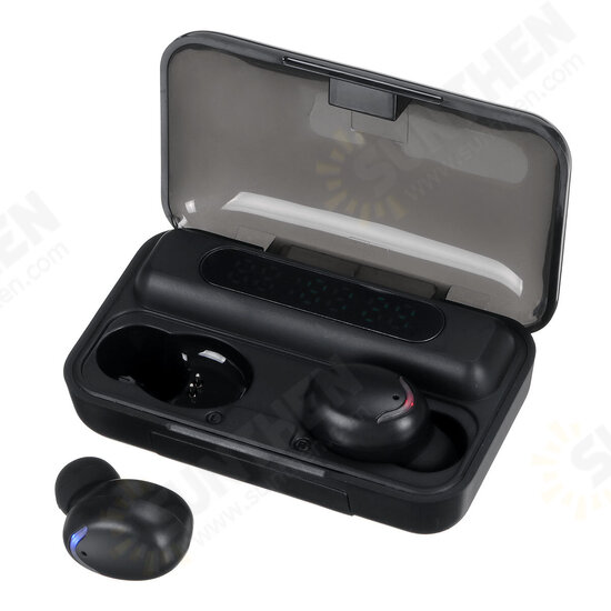 TWS True Wireless bluetooth 5.0 Earphone Digital Power Display Smart Touch Bilateral Call Headphone with 3500mAh Charging Box TWS True Wireless bluetooth 5.0 Earphone Digital Power Display Smart Touch Bilateral Call Headphone with 3500mAh Charging Box