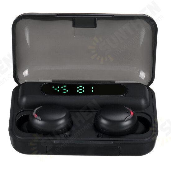 TWS True Wireless bluetooth 5.0 Earphone Digital Power Display Smart Touch Bilateral Call Headphone with 3500mAh Charging Box TWS True Wireless bluetooth 5.0 Earphone Digital Power Display Smart Touch Bilateral Call Headphone with 3500mAh Charging Box