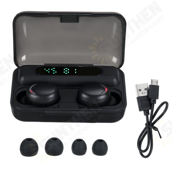 TWS True Wireless bluetooth 5.0 Earphone Digital Power Display Smart Touch Bilateral Call Headphone with 3500mAh Charging Box TWS True Wireless bluetooth 5.0 Earphone Digital Power Display Smart Touch Bilateral Call Headphone with 3500mAh Charging Box