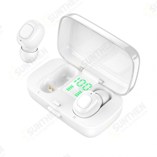 TWS Wireless bluetooth 5.0 Earphone 6D Stereo LED Power Display Bilartel Calls Headphone with Mic TWS Wireless bluetooth 5.0 Earphone 6D Stereo LED Power Display Bilartel Calls Headphone with Mic