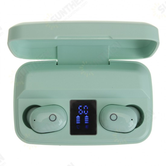 TWS Wireless bluetooth 5.0 Earphone Touch LED Digital Display Sports Hifi Headset with Mic TWS Wireless bluetooth 5.0 Earphone Touch LED Digital Display Sports Hifi Headset with Mic