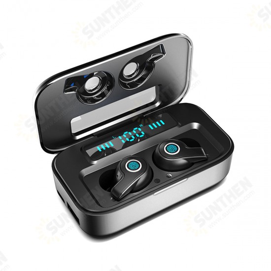 TWS Wireless bluetooth Headset 2600mAh Large Capacity In-ear Earphone Stereo Earbuds IPX5 Waterproof Headphone with Mic TWS Wireless bluetooth Headset 2600mAh Large Capacity In-ear Earphone Stereo Earbuds IPX5 Waterproof Headphone with Mic