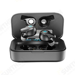 TWS Wireless bluetooth Headset 2600mAh Large Capacity In-ear Earphone Stereo Earbuds IPX5 Waterproof Headphone with Mic