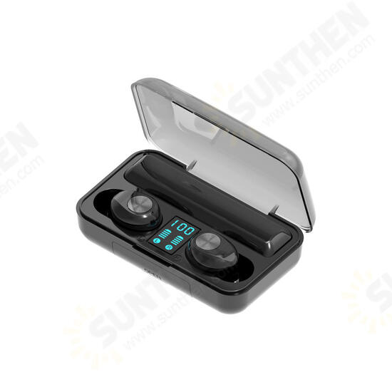TWS bluetooth 5.0 Earphone Wireless Earbuds 2000mAh Power Bank Touch Control IPX7 Waterproof Headphone with Mic TWS bluetooth 5.0 Earphone Wireless Earbuds 2000mAh Power Bank Touch Control IPX7 Waterproof Headphone with Mic