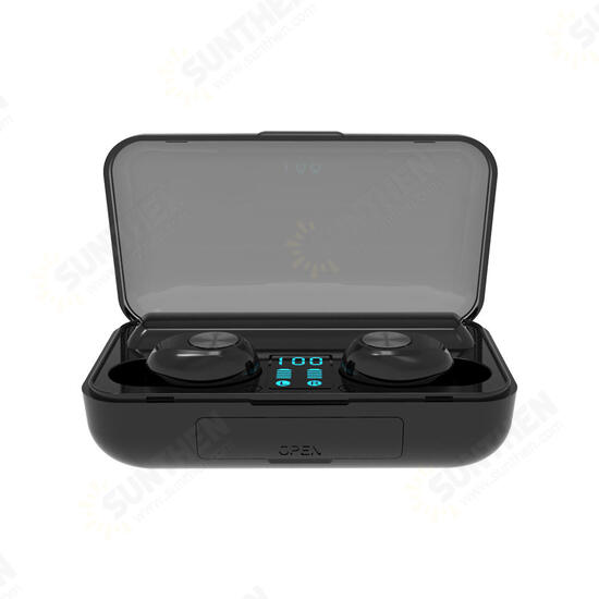 TWS bluetooth 5.0 Earphone Wireless Earbuds 2000mAh Power Bank Touch Control IPX7 Waterproof Headphone with Mic TWS bluetooth 5.0 Earphone Wireless Earbuds 2000mAh Power Bank Touch Control IPX7 Waterproof Headphone with Mic