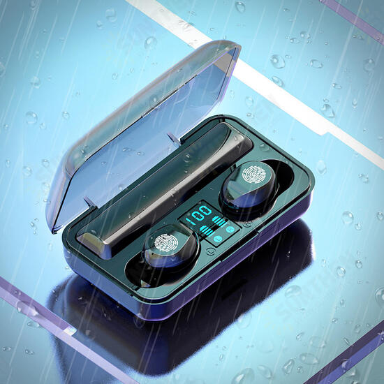 TWS bluetooth 5.0 Earphone Wireless Earbuds 2000mAh Power Bank Touch Control IPX7 Waterproof Headphone with Mic TWS bluetooth 5.0 Earphone Wireless Earbuds 2000mAh Power Bank Touch Control IPX7 Waterproof Headphone with Mic
