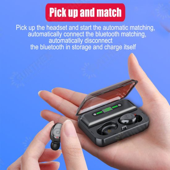 TWS bluetooth 5.0 Earphones Digital Display Dual Channel Wireless HIFI Stereo bluetooth Headset TWS bluetooth 5.0 Earphones Digital Display Dual Channel Wireless HIFI Stereo bluetooth Headset