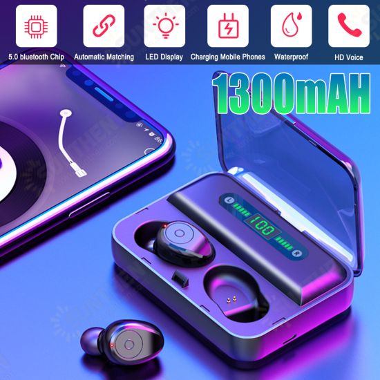 TWS bluetooth 5.0 Earphones Digital Display Dual Channel Wireless HIFI Stereo bluetooth Headset TWS bluetooth 5.0 Earphones Digital Display Dual Channel Wireless HIFI Stereo bluetooth Headset