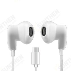 Type-C Earphone Wired Control Earbuds HiFi Stereo Headphone with Mic for Huawei Type-C Earphone Wired Control Earbuds HiFi Stereo Headphone with Mic for Huawei