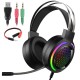 USB + 3.5mm Stereo Gaming Headsets Noise Cancelling Surround Sound Headphone with LED Light Microphone for Tablet PC Laptop USB + 3.5mm Stereo Gaming Headsets Noise Cancelling Surround Sound Headphone with LED Light Microphone for Tablet PC Laptop