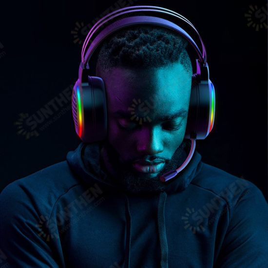 USB + 3.5mm Stereo Gaming Headsets Noise Cancelling Surround Sound Headphone with LED Light Microphone for Tablet PC Laptop USB + 3.5mm Stereo Gaming Headsets Noise Cancelling Surround Sound Headphone with LED Light Microphone for Tablet PC Laptop