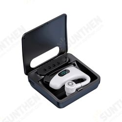 V12 Business Earphone Data Display Battery-Mounted Ear-Mounted bluetooth 5.2 Headset Fashion Earphone Music Sports HiFi Sound Earpiece