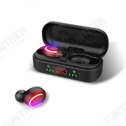 V8 TWS Wireless Earbuds bluetooth 5.0 In Ear Earphone Mini Sports Music HiFi Stereo LED Display Headphones for iPhone V8 TWS Wireless Earbuds bluetooth 5.0 In Ear Earphone Mini Sports Music HiFi Stereo LED Display Headphones for iPhone