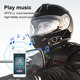 V9 Pro Motorcycle Helmet Headset bluetooth V5.0 + EDR Intercom FM Radio Waterproof Auto Answer Calling Voice Assistant