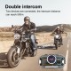 V9 Pro Motorcycle Helmet Headset bluetooth V5.0 + EDR Intercom FM Radio Waterproof Auto Answer Calling Voice Assistant