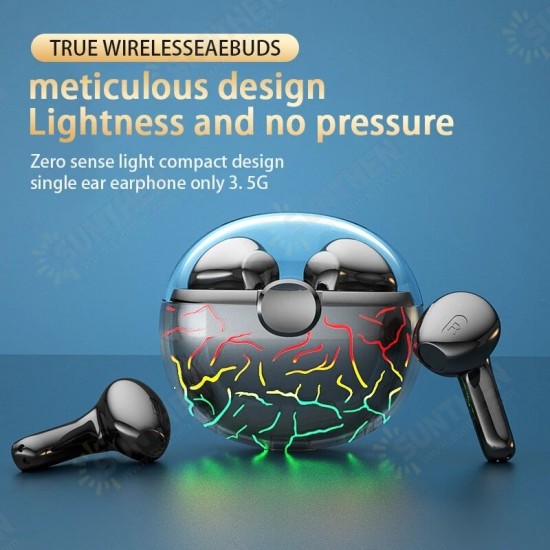 VG58 TWS bluetooth V5.1 Earphone Fashion Dazzling Color Lamp Earphones Wireless Headsets 9D Stereo Smart Touch Earbuds VG58 TWS bluetooth V5.1 Earphone Fashion Dazzling Color Lamp Earphones Wireless Headsets 9D Stereo Smart Touch Earbuds