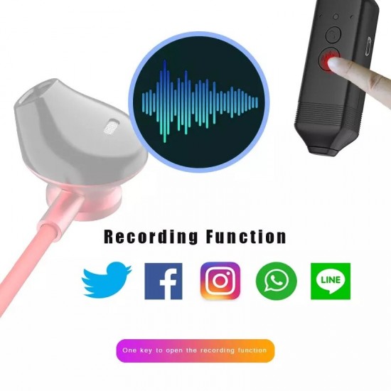WT-RS1 Recording Headset bluetooth 5.0 Auto Recording Headphone Voice Call Monitoring Headset Voice Recorder Pen Function Earp for iOS Android
