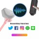 WT-RS1 Recording Headset bluetooth 5.0 Auto Recording Headphone Voice Call Monitoring Headset Voice Recorder Pen Function Earp for iOS Android