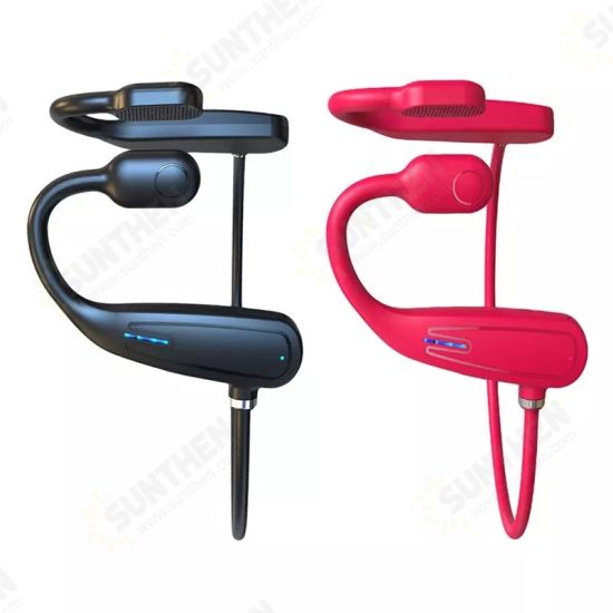 Z-153 Bone Conduction Dual Noise Reduction Earphone Stereo Bass Mini Headset In Ear Titanium Alloy HD Call Earset Wireless bluetooth Sports Earphones