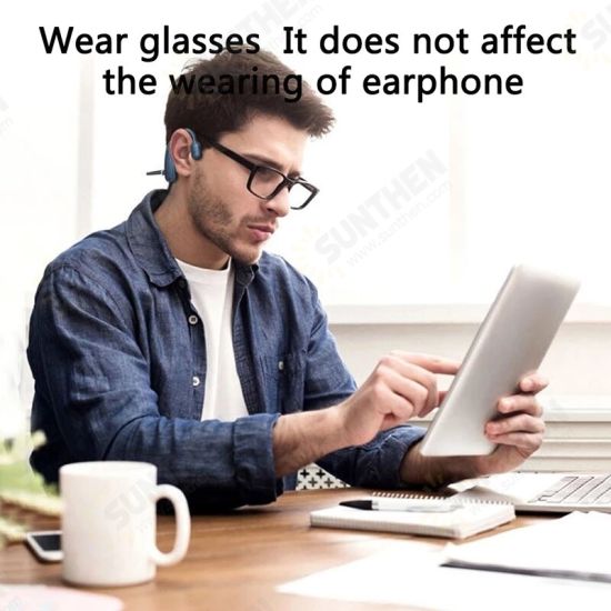 Z-153 Bone Conduction Dual Noise Reduction Earphone Stereo Bass Mini Headset In Ear Titanium Alloy HD Call Earset Wireless bluetooth Sports Earphones Z-153 Bone Conduction Dual Noise Reduction Earphone Stereo Bass Mini Headset In Ear Titanium Alloy HD Call Earset Wireless bluetooth Sports Earphones