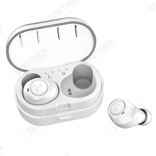 bluetooth 5.0 Wireless TWS Earphone HiFi Double Bass 5D Noise Cancelling Stereo Headphone with Charging Box bluetooth 5.0 Wireless TWS Earphone HiFi Double Bass 5D Noise Cancelling Stereo Headphone with Charging Box