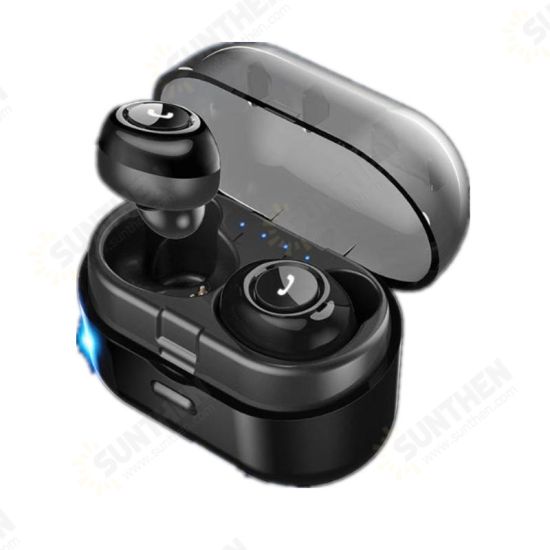 bluetooth 5.0 Wireless TWS Earphone HiFi Double Bass 5D Noise Cancelling Stereo Headphone with Charging Box