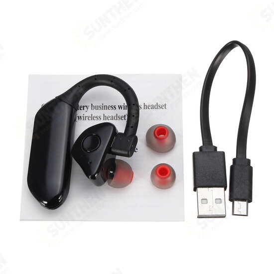 Business Single Ear Hanging Wireless bluetooth Earphone Headphone