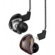 CCZ Coffee Bean in Ear Monitor Wired Earphone 1DD 10MM Dual Magnetic HiFi Bass Sound Headset with Detachable Cable