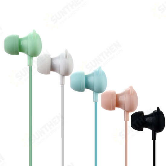 Colorful Cute Cartoon Earphone 3.5mm In Ear Wired Headset With Mic For Samsung For Children Gift