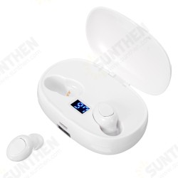 Dual Digital Display True Wireless Headset Button Touch bluetooth 5.0 Earphone with Portable Charging Box Dual Digital Display True Wireless Headset Button Touch bluetooth 5.0 Earphone with Portable Charging Box