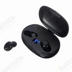 Dual Digital Display True Wireless Headset Button Touch bluetooth 5.0 Earphone with Portable Charging Box Dual Digital Display True Wireless Headset Button Touch bluetooth 5.0 Earphone with Portable Charging Box