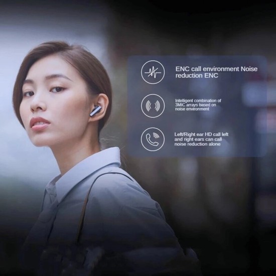 CG Pro TWS bluetooth 5.2 Headsets Earbuds Active Noise Cancellation Earphone IPX4 ANC Touch Control Headphones