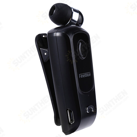 F920 Wireless bluetooth Business Clip Earphone with Calls Vibration Remind