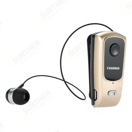 F920 Wireless bluetooth Business Clip Earphone with Calls Vibration Remind