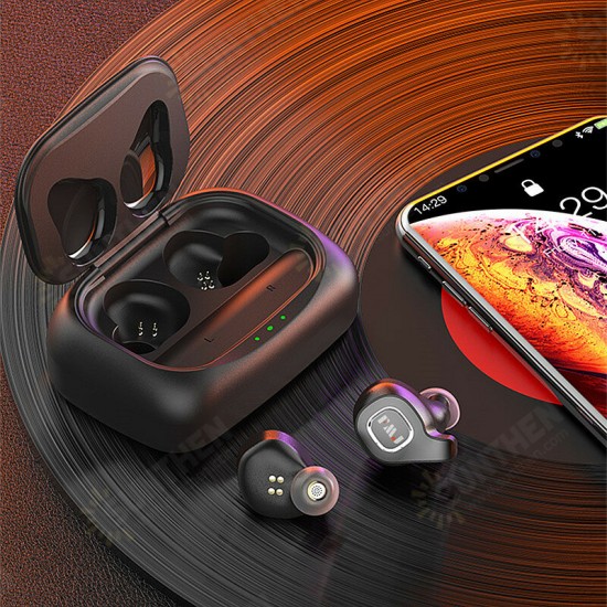 FMJ F8 TWS Stereo bluetooth 5.0 Earphone HiFi Music Binaural Call In-ear Earbuds Sports Headphone With 2200mAh Charging Box