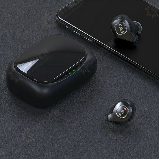 FMJ F8 TWS Stereo bluetooth 5.0 Earphone HiFi Music Binaural Call In-ear Earbuds Sports Headphone With 2200mAh Charging Box