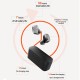 T1 Lite TWS bluetooth V5.2 Earphones HD Calling IPX7 Waterproof Long Battery Life Smart Touch In-Ear Earbuds Headphone with Mic