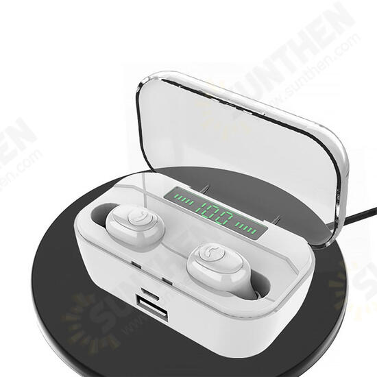 G6S TWS Wireless bluetooth Earphone 3500mAh Power Bank CVC8.0 Noise Cancelling IPX7 Waterproof Headphone with Mic G6S TWS Wireless bluetooth Earphone 3500mAh Power Bank CVC8.0 Noise Cancelling IPX7 Waterproof Headphone with Mic