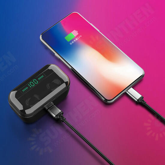 G6S TWS Wireless bluetooth Earphone 3500mAh Power Bank CVC8.0 Noise Cancelling IPX7 Waterproof Headphone with Mic G6S TWS Wireless bluetooth Earphone 3500mAh Power Bank CVC8.0 Noise Cancelling IPX7 Waterproof Headphone with Mic