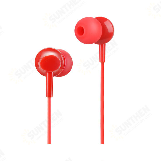 M14 HiFi 3.5mm Wired In-ear Bass Stereo Sports Earphone Portable Foldable With Mic